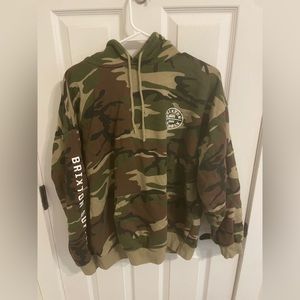 Men’s Brixton Supply Camo Hoodie, Size L